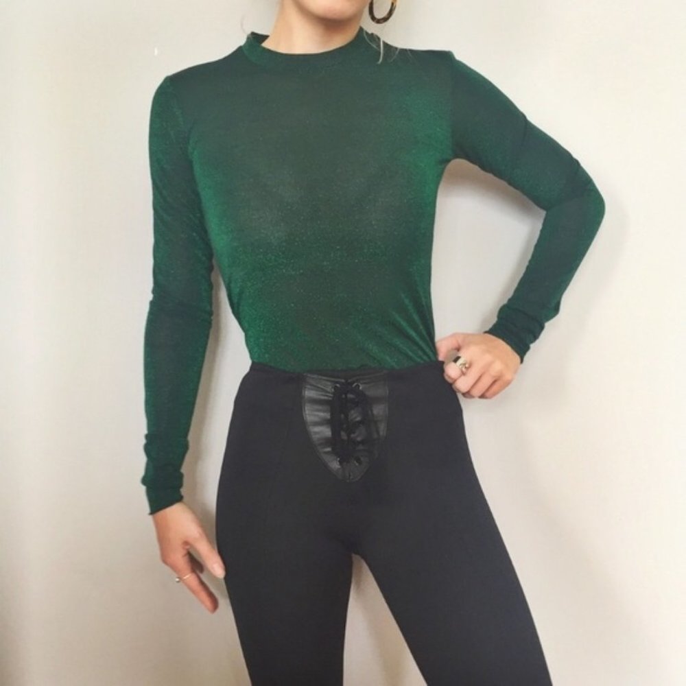 Ref Skinny High-waisted Neoprene Lace-up Pants